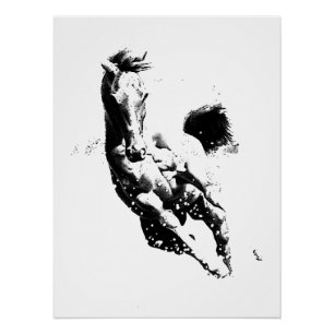 Poster Cheval au galop