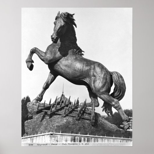 Poster Cheval avec harrow (Devant)