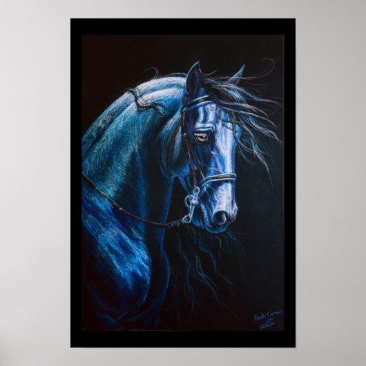 Poster Cheval baroque (Devant)