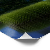 Poster Cheval belge Palomino sous ciel étoilé violet (Coin)