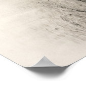 Poster Cheval blanc au charbon (Coin)