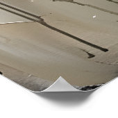 Poster Cheval blanc moderne peinture murale esthétique (Coin)