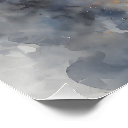 Poster Cheval blanc no 12 (Coin)