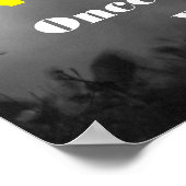 Poster Cheval Blanc Noir Motivation Sans Limites Oeuvre (Coin)