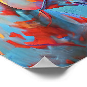 Poster Cheval bleu (Coin)