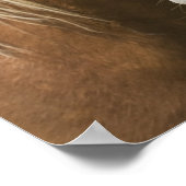 Poster Cheval Brown léger (Coin)