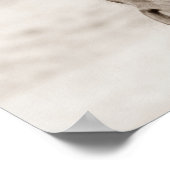 Poster Cheval Brown Sepia (Coin)