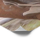 Poster Cheval Brown Western Rodeo Cowboy (Coin)