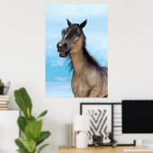 Poster Cheval chanceux (Bureau à domicile)