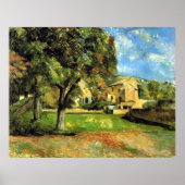 Poster Cheval-Châtaigniers - Paul Cezanne - c1890 (Devant)