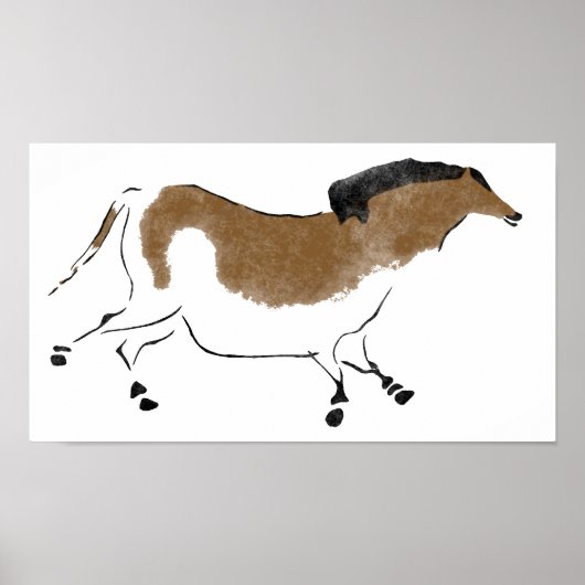 Poster Cheval chinois (Devant)