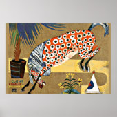 Poster Cheval clown, peinture d'art, (Devant)