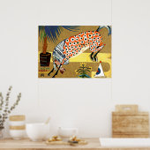 Poster Cheval clown, Salamandra - Art Souza-Cardoso (Cuisine)