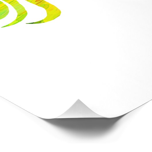 Poster Cheval coloré (Coin)