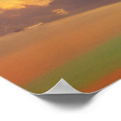 Poster Cheval coloré Mustang (Coin)