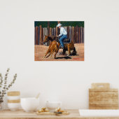 Poster Cheval coupant Quarter Cheval Imprimer (Cuisine)