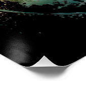 POSTER CHEVAL COURANT EN SAISON (Coin)