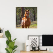 Poster Cheval Dans Les Bois (Bureau à domicile)