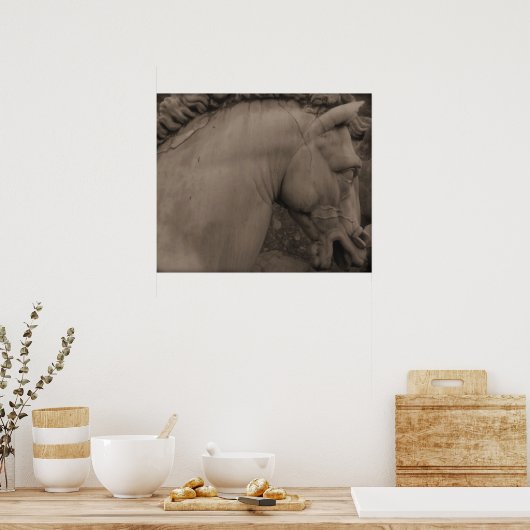 Poster Cheval d'Art de la Renaissance italienne (Cuisine)