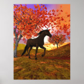 Poster Cheval d'automne (Devant)