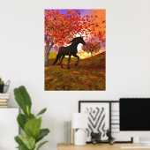 Poster Cheval d'automne (Bureau à domicile)