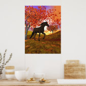 Poster Cheval d'automne (Cuisine)