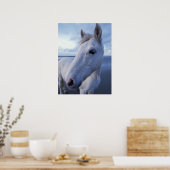 Poster Cheval de Camargue (Cuisine)