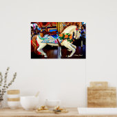 Poster Cheval de carrousel - 1 (Cuisine)