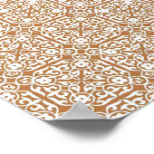 Poster Cheval de carrousel - Chocolat Brown et Tan (Coin)