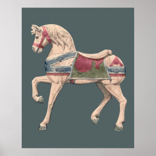 Poster Cheval de carrousel par Henry Murphy (Devant)
