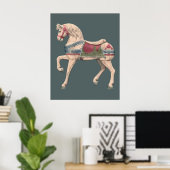 Poster Cheval de carrousel par Henry Murphy (Bureau à domicile)