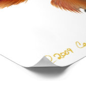 Poster Cheval de cirque coloré Imprimer (Coin)