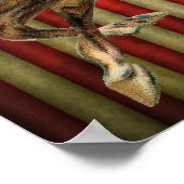 Poster Cheval de cirque vintage (Coin)