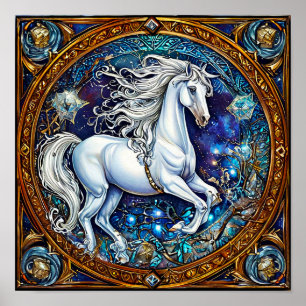 Poster Cheval de conte de fées