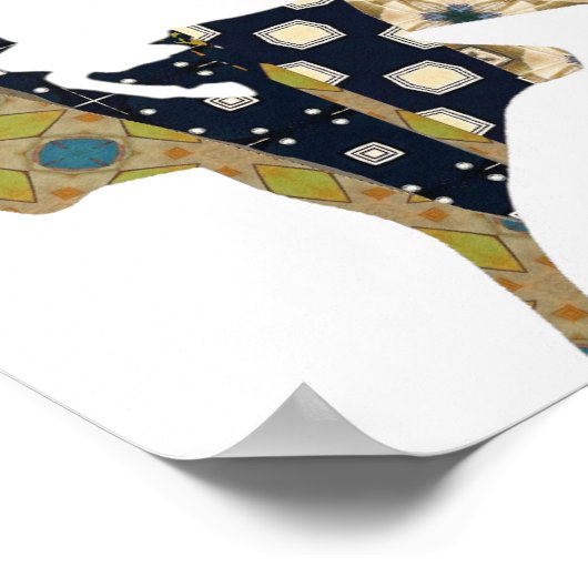 Poster Cheval de course (Coin)