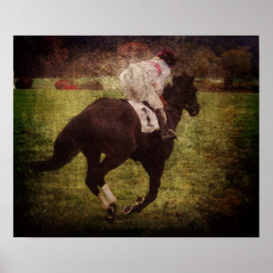 Poster Cheval de course