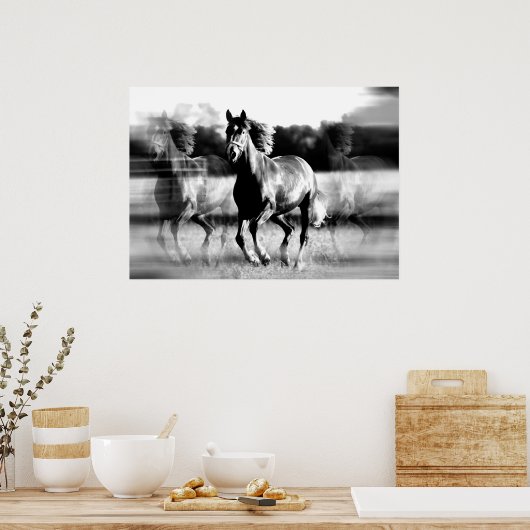 Poster Cheval de course Imprimer - Posters Cheval  (Cuisine)