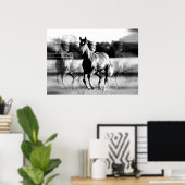 Poster Cheval de course Imprimer - Posters Cheval  (Bureau à domicile)