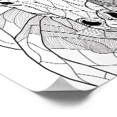 Poster Cheval de Doodle (Coin)