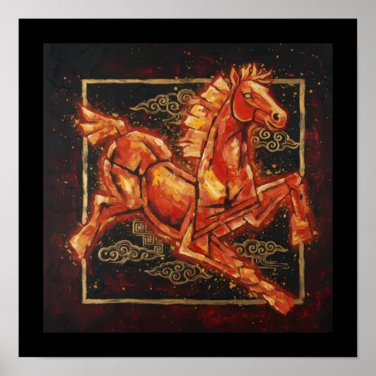 Poster Cheval de Feu (Devant)
