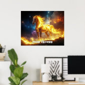 POSTER CHEVAL DE FEU - 2026 - ZODIAQUE CHINOIS (Bureau à domicile)