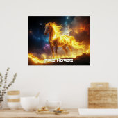 POSTER CHEVAL DE FEU - 2026 - ZODIAQUE CHINOIS (Cuisine)