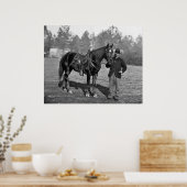 Poster Cheval de guerre civile, 1864 (Cuisine)