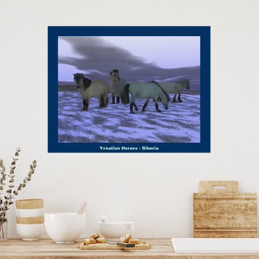 Poster Cheval de l'aube (Cuisine)