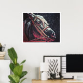 Poster Cheval de l'enfer (Bureau à domicile)