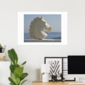 Poster Cheval de marbre (Bureau à domicile)