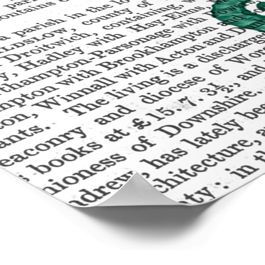 Poster Cheval de mer ailé (Coin)