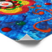 Poster Cheval de mer Dia de los Muertos (Coin)