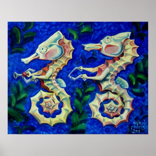 Poster Cheval de mer Tandem (Devant)