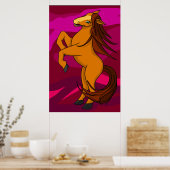 Poster Cheval de miel (Cuisine)